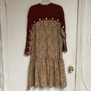 NWOT MALLORY&Merlot midi dress for girls size 12